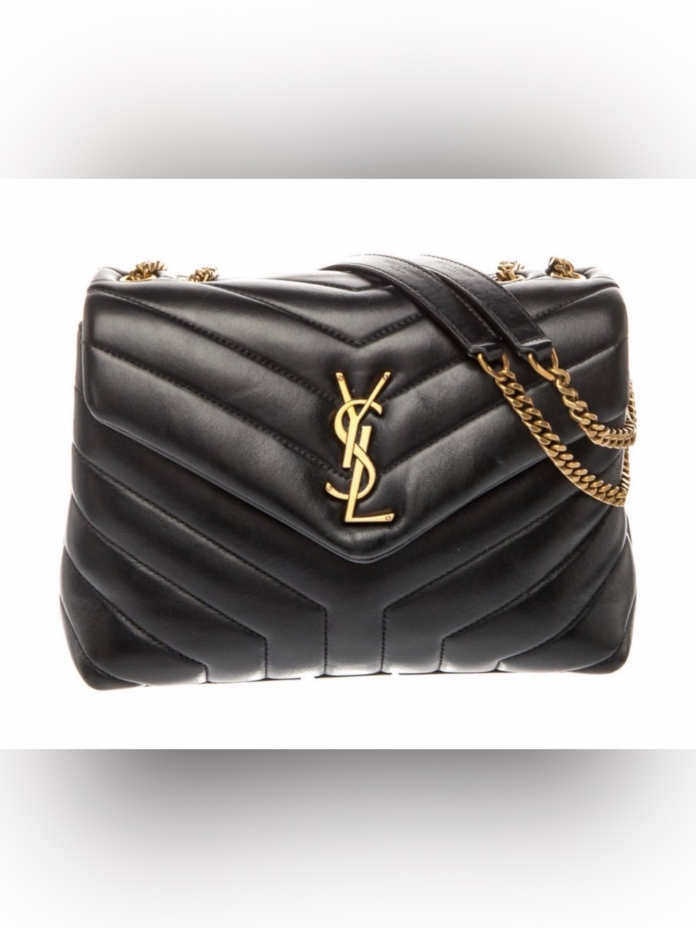 BRAND NEW Saint Laurent Black Classic LouLou Shoulder Bag